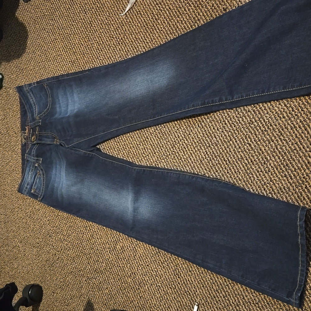 Mavi bootcut dark wash denim jeans y2k vintage